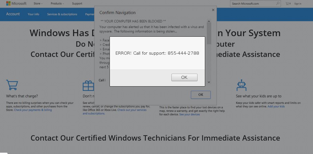 Microsoft Phishing site
